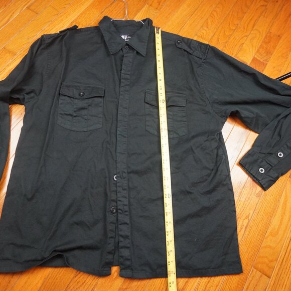 Members Property Shirt Mens 3XL Black Button Up y2k - Picture 4 of 8